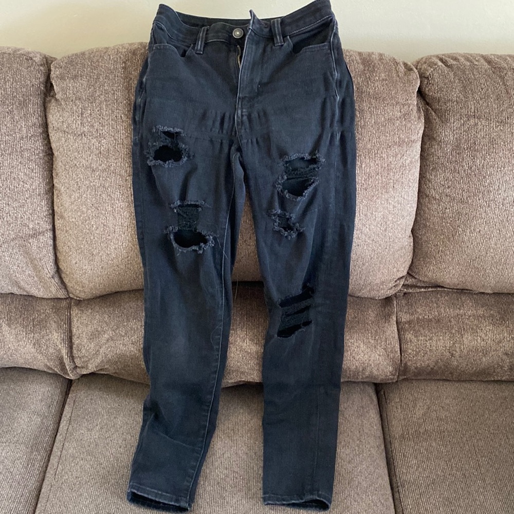 Black denim